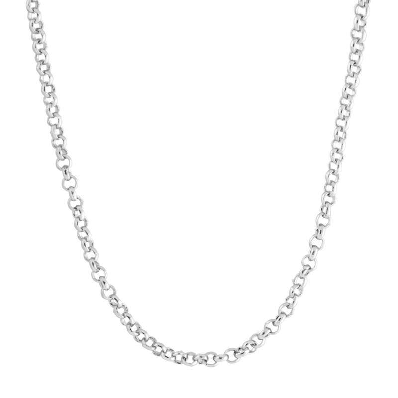 Cable Chain Necklace Silver